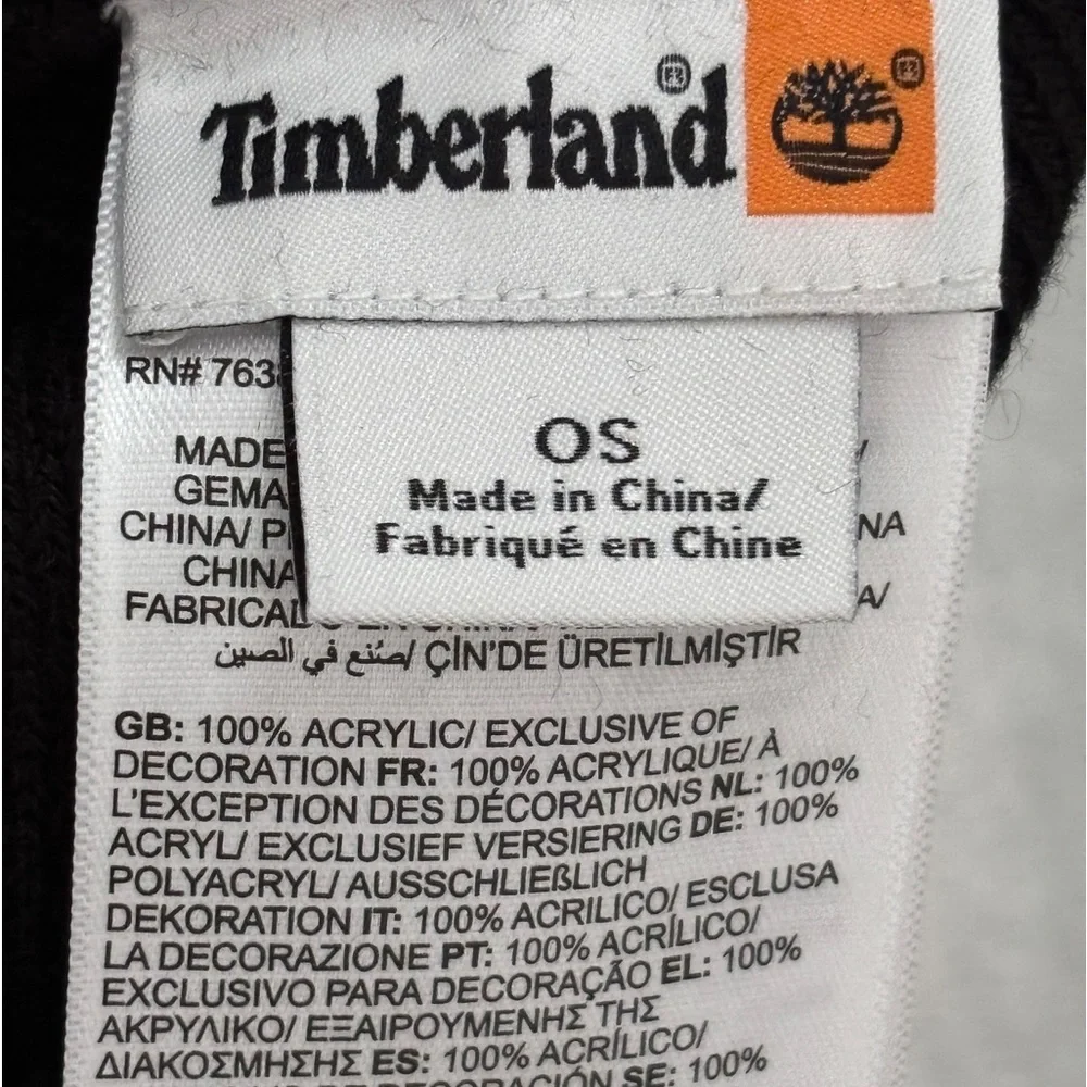 Timberland Black knit beanie ( Unisex )